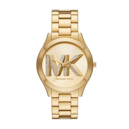 Relógio Michael Kors Feminino Slim Runway Dourado - MK4732