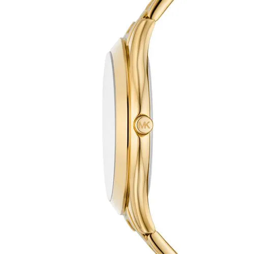 Relógio Michael Kors Feminino Slim Runway Dourado - MK4732