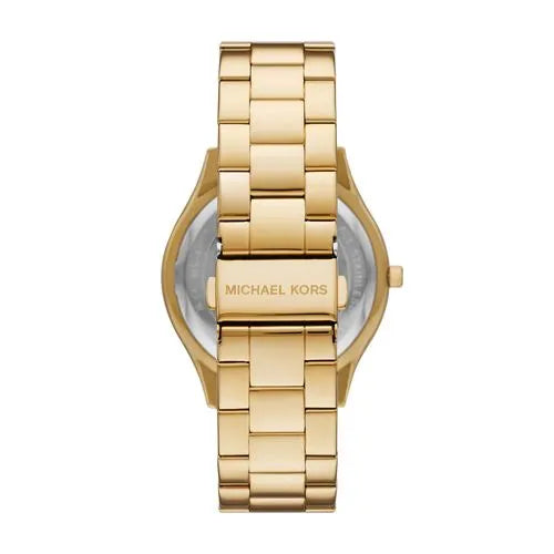 Relógio Michael Kors Feminino Slim Runway Dourado - MK4732