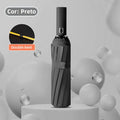 Guarda-Chuva Automático Premium - Reforçado (24 Varetas) com Proteção UV Resistente ao vento.
